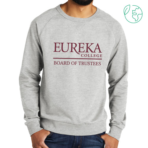  Allmade Light Grey Organic French Terry Crewneck Sweatshirt - Board of Trustees