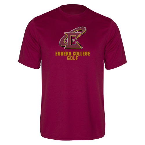  Maroon Performance Tee - Golf