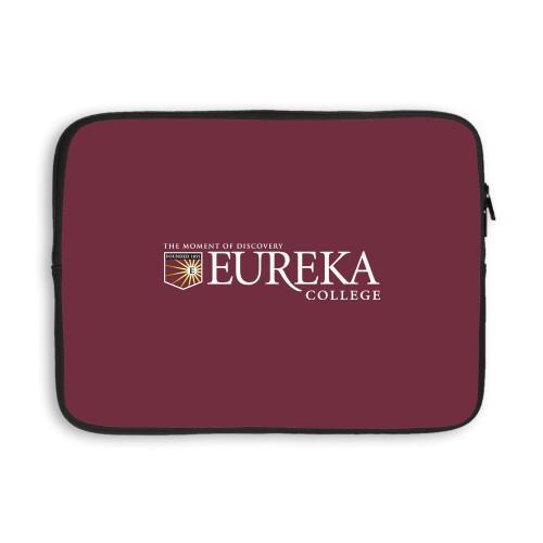  13 inch Neoprene Laptop Sleeve - Eureka College w/ Shield