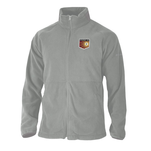 Columbia Grey Everest Ridge Fleece Full Zip Jacket - Shield