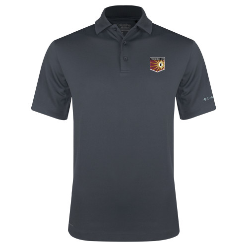  Columbia Charcoal Omni Wick Drive Polo - Shield