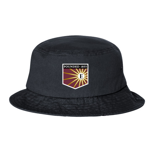  Sportsman Black Bucket Hat - Shield