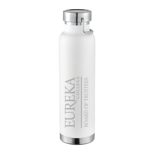  Thor Copper Vacuum Insulated White Bottle 22oz - Board of Trustees Engraved