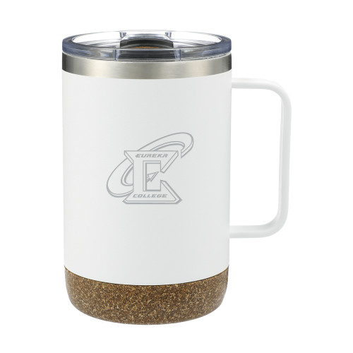  Valhalla Vacuum Insulated Camp White Mug 14oz - Primary Athletic Mark Engraved