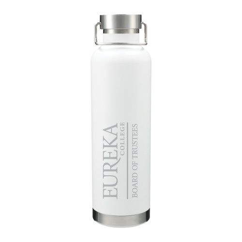  Thor Copper Vacuum Insulated White Bottle 32oz - Board of Trustees Engraved