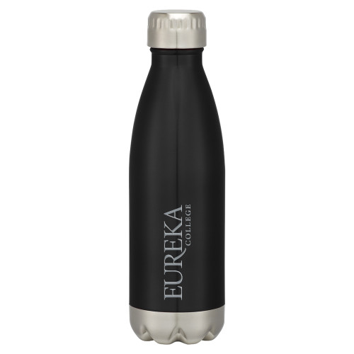  Swig Stainless Steel Black Bottle 16oz - Wordmark Engraved