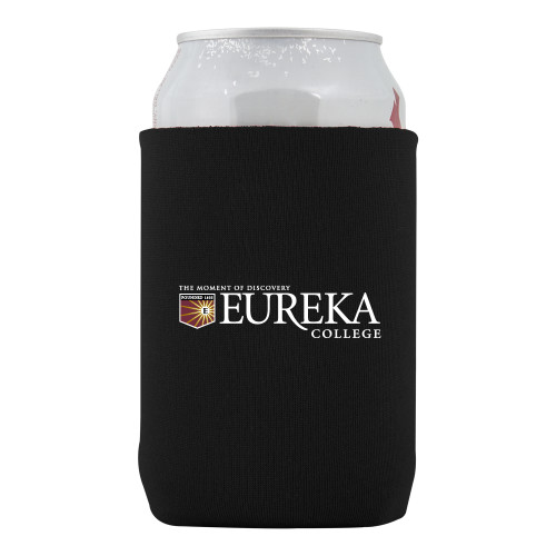 Eureka College Neoprene Black Can Holder