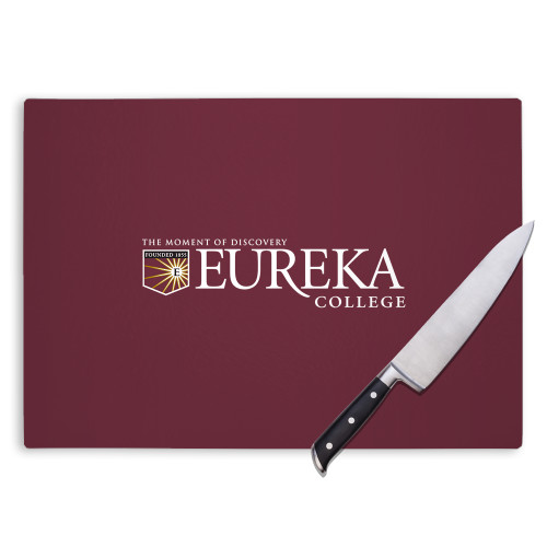  Cutting Board - Eureka College w/ Shield