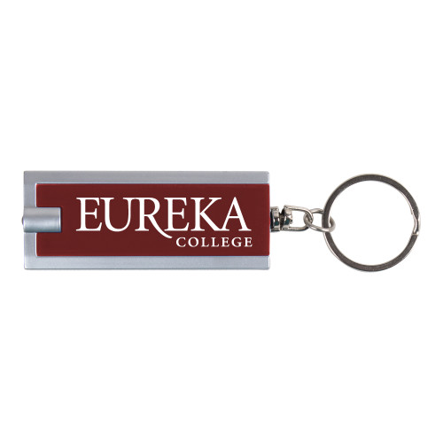  Turbo Maroon Flashlight Key Holder - Wordmark