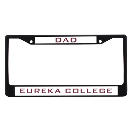  Dad Metal License Plate Frame in Black - Dad