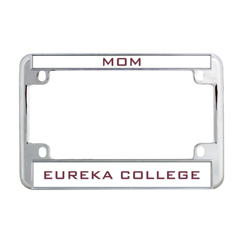  Metal Motorcycle License Plate Frame in Chrome - Mom