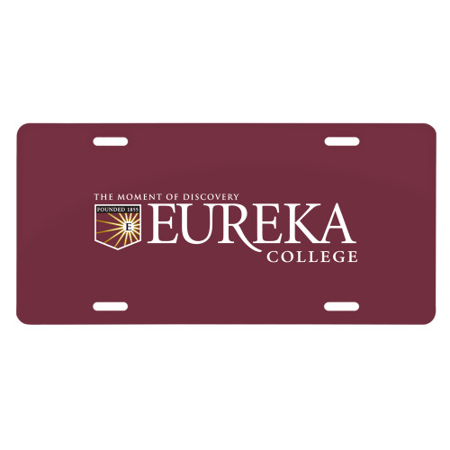  License Plate - Eureka College w/ Shield