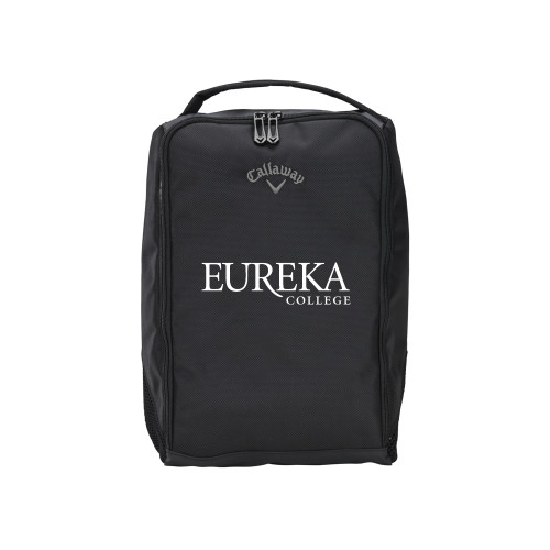 Callaway Clubhouse Black Golf Shoe Bag - Wordmark