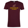 Thumbnail image for  Womens Maroon Short Sleeve Tee