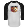 Thumbnail image for  White/Black Raglan Baseball T Shirt