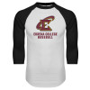 Thumbnail image for  White/Black Raglan Baseball T Shirt