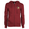 Thumbnail image for  ENZA Womens Maroon Fleece Full Zip Hoodie