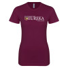 Thumbnail image for  Next Level Womens Maroon Boyfriend Tee