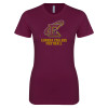 Thumbnail image for  Next Level Womens Maroon Boyfriend Tee