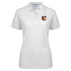 Thumbnail image for  Womens Silk Touch White Pique Polo