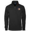 Thumbnail image for  Black Slub Fleece 1/4 Zip Pullover