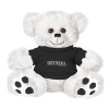 Thumbnail image for  Plush Big Paw 8 1/2 inch White Bear w/Black Shirt