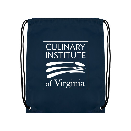  Navy Drawstring Backpack - Culinary Institute of Virginia