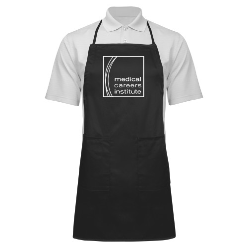  Full Length Black Apron - Medical Careers Institute