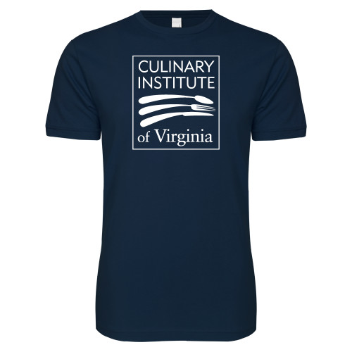  Next Level Navy SoftStyle T Shirt - Culinary Institute of Virginia