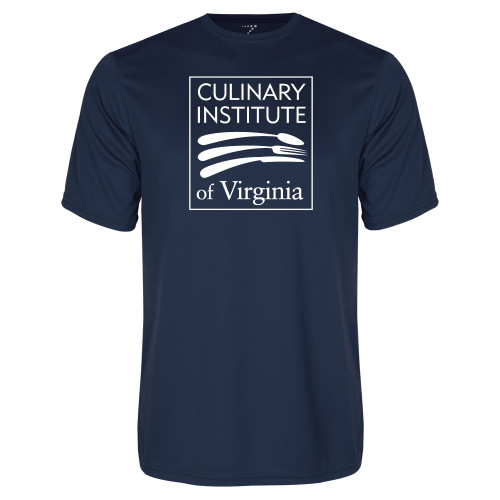  Navy Performance Tee - Culinary Institute of Virginia
