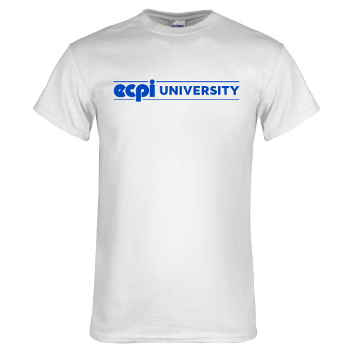  White T Shirt - ECPI University Flat
