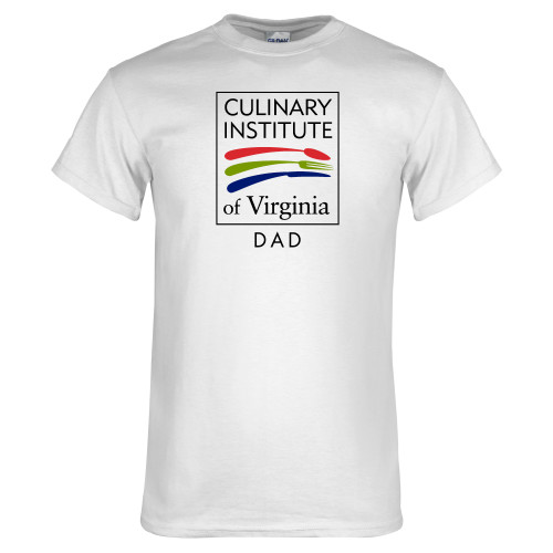  White T Shirt - Culinary Institute of Virginia - Dad