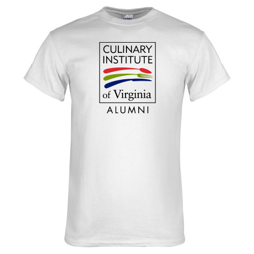  White T Shirt - Culinary Institute of Virginia - Alumni