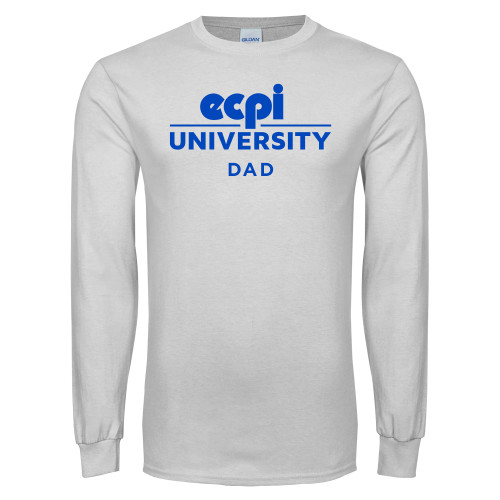  White Long Sleeve T Shirt - Dad