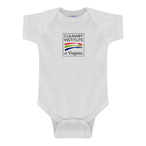  White Infant Onesie - Culinary Institute of Virginia