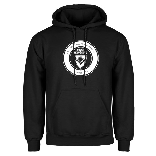  Black Fleece Hoodie - ECPI University Seal