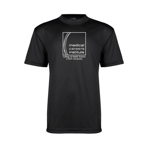  Youth Performance Black Tee - Medical Careers Institute - ECPI Tag