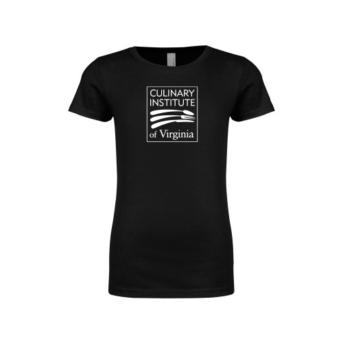 Next Level Girls Black Fashion Fit T Shirt - Culinary Institute of Virginia