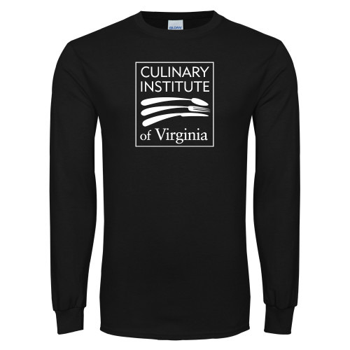  Black Long Sleeve T Shirt - Culinary Institute of Virginia