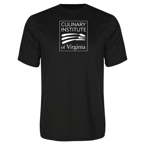 Black Performance Tee - Culinary Institute of Virginia