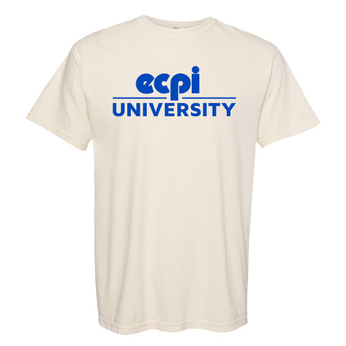  Comfort Colors Ivory T Shirt - ECPI University Stacked
