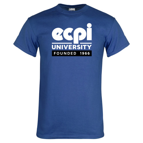  Royal T Shirt - ECPI University - Founded 1966