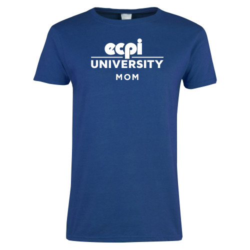  Womens Royal Short Sleeve Tee - Mom