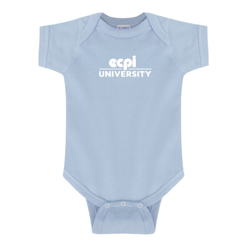  Light Blue Infant Onesie - ECPI University Stacked