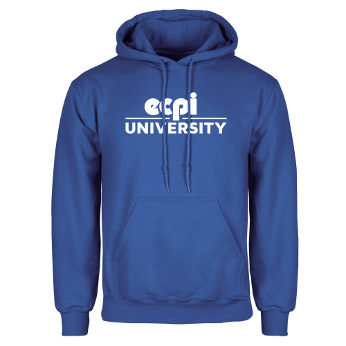  Royal Fleece Hoodie - ECPI University Stacked