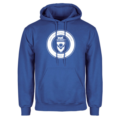  Royal Fleece Hoodie - ECPI University Seal