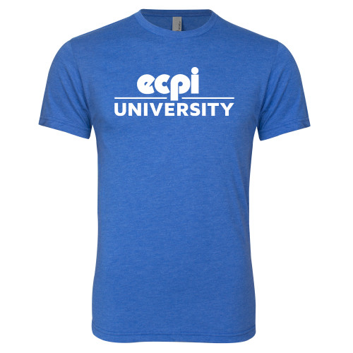 Next Level Royal Triblend Tee - ECPI University Stacked