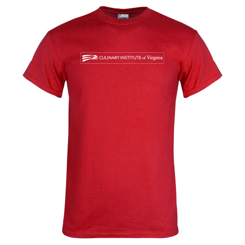  Red T Shirt - Culinary Institute of Virginia - Flat