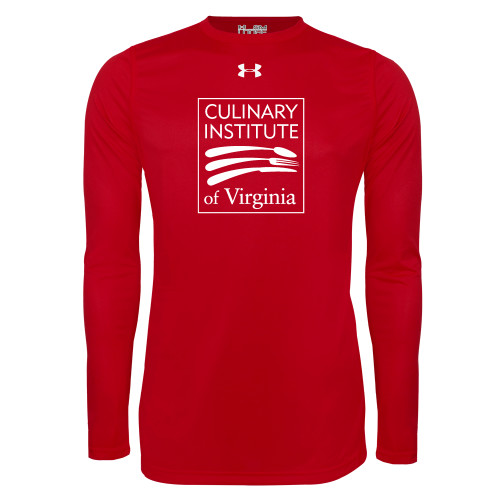  Under Armour Red Long Sleeve Tech Tee - Culinary Institute of Virginia