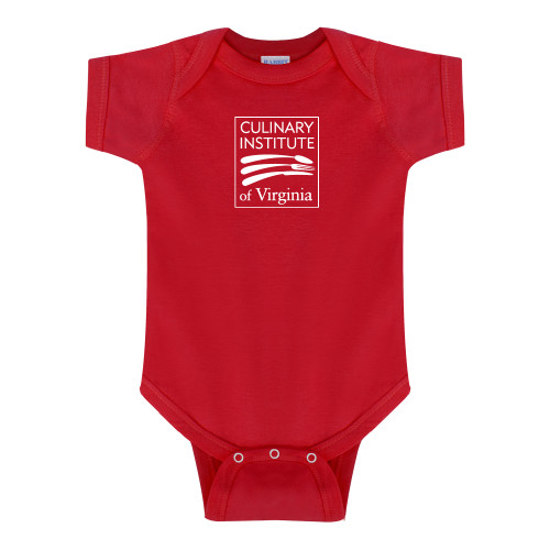  Red Infant Onesie - Culinary Institute of Virginia
